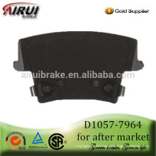 High quality D1057-7964 Rear brake pad for 2005 Chrysler 300